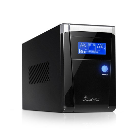 Источник бесперебойного питания SVC V-650-F-LCD черный