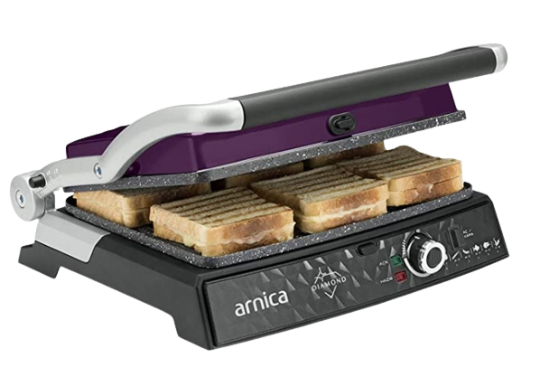 Тостер Arnica Diamond Sandwich Maker фиолетовый - ForteMarket Тостер Arnica Diamond Sandwich Maker фиолетовый купить,0