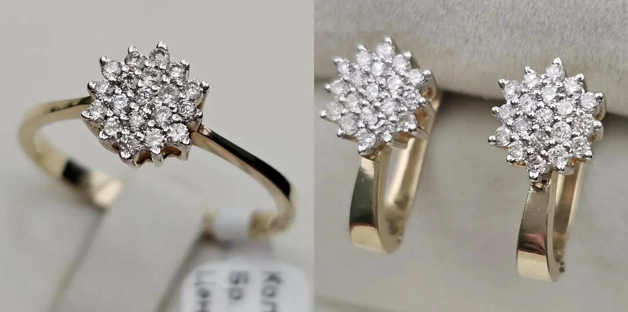 Комплект Deimantas 115239055 17,5р 0,23ct 0,67ct. купить,NaN