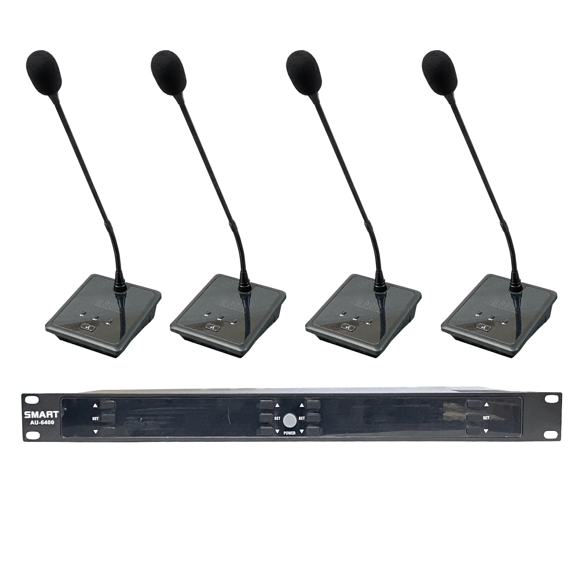 Микрофон Smart AU-6400 4 шт черный