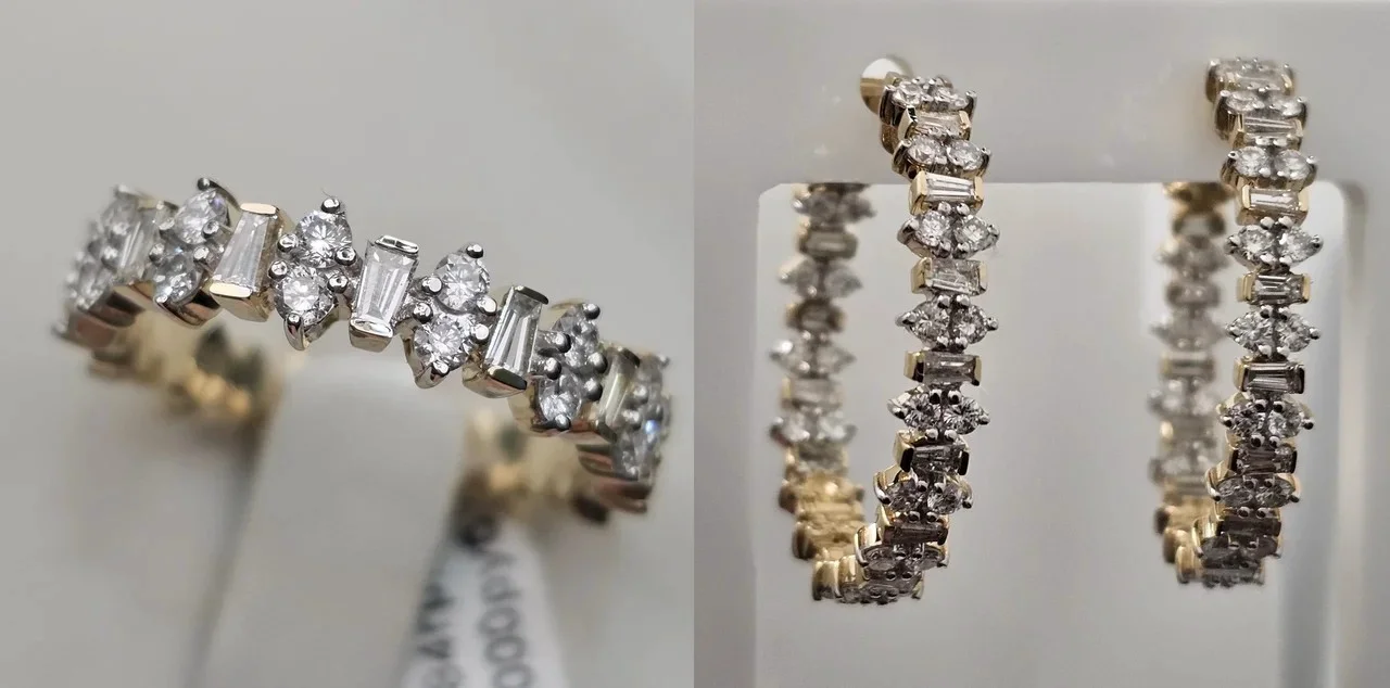Комплект Deimantas 115198425 17р 0,37ct 1,4ct 1,4ct. купить,NaN
