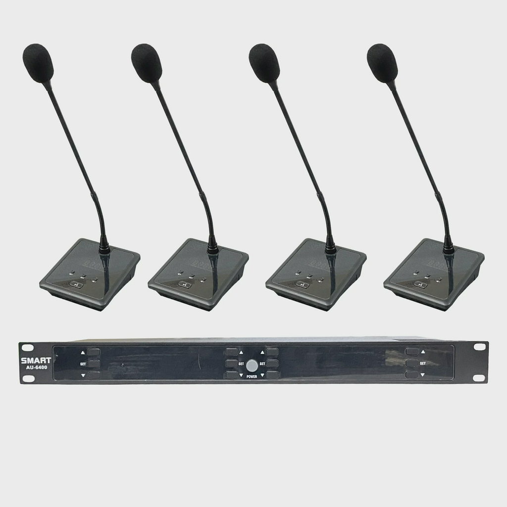 Микрофон Smart AU-6400 4 шт черный