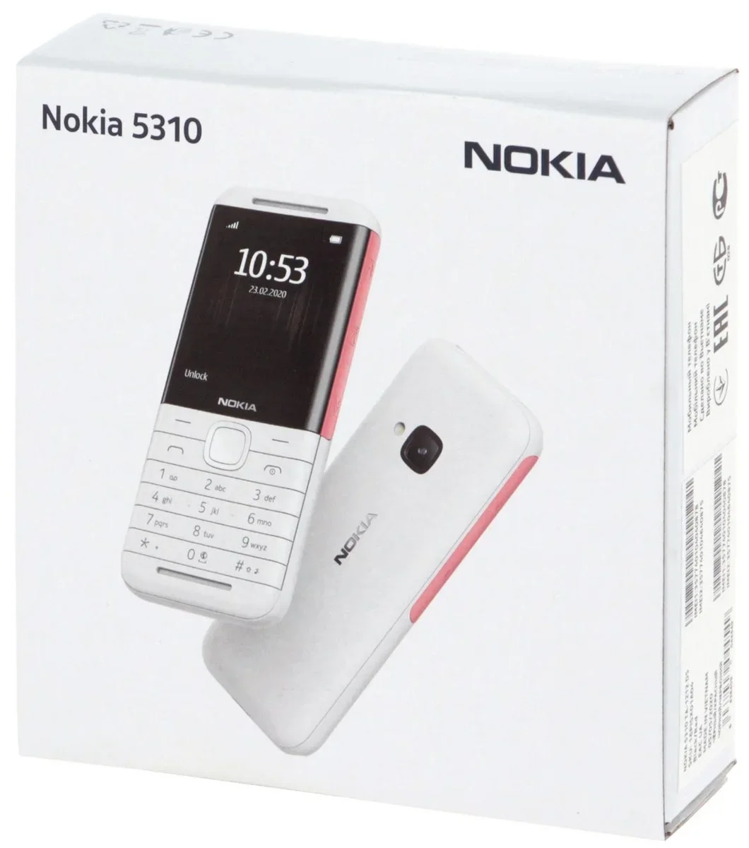 Мобильный телефон Nokia 5310 DSP TA-1212 2.4" White Red купить,NaN