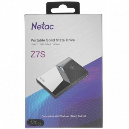 SSD накопитель Netac R550/W440 NT01Z7S-120G-32BK 120 Gb купить,0