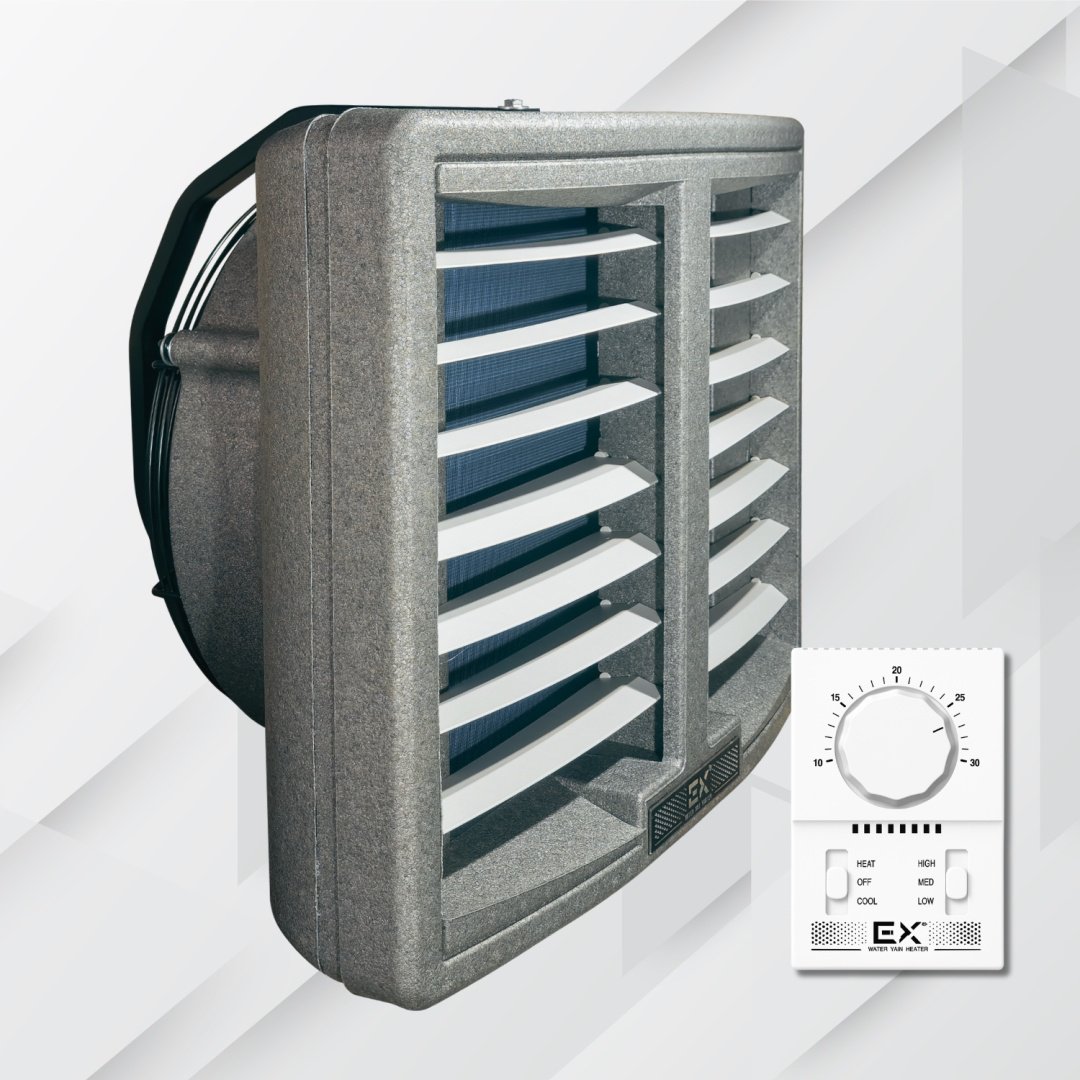 Тепловентилятор EX HEATER настенно-потолочный 25 MINI AC (с пультом), (330х420х420 мм) купить,NaN