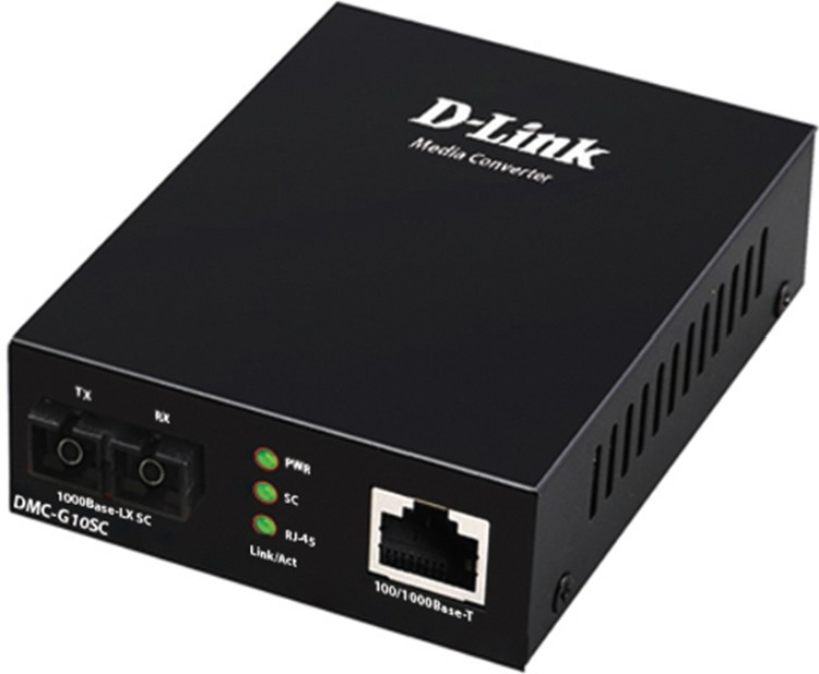 Медиаконвертер D-link DMC-G10SC/A1A черный