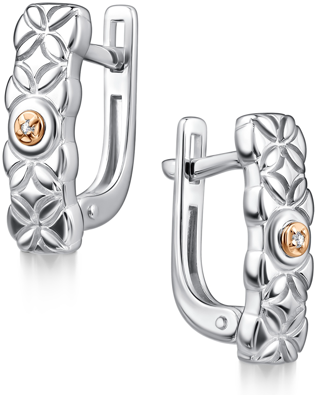Серьги Alkor 02-4829_000Б-00 Ag 925 серебро 2.8гр купить,35800