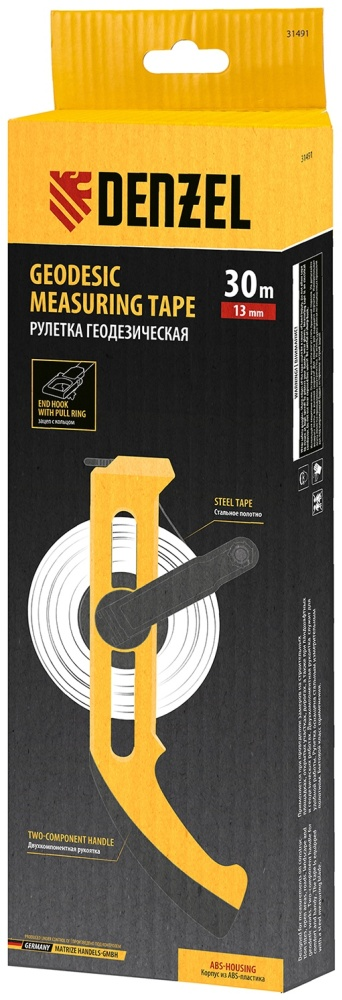 Рулетка DENZEL 31491 30м*13мм  купить,9800