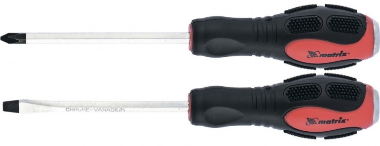 Набор отверток MATRIX PH2x100, SL6x100 CrV 2шт  купить,1840