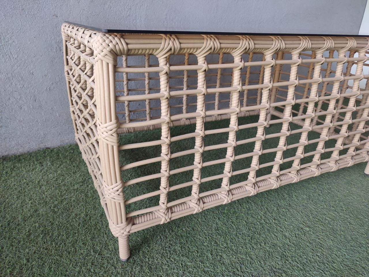 Садовый стол Samruk Mebel ARIA120x75 120х75х62см желтый купить,NaN
