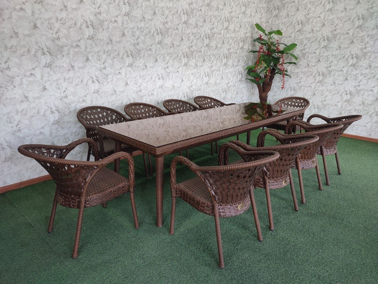 Комплект Samruk Mebel Milano Elite 260х90см коричневый купить,NaN
