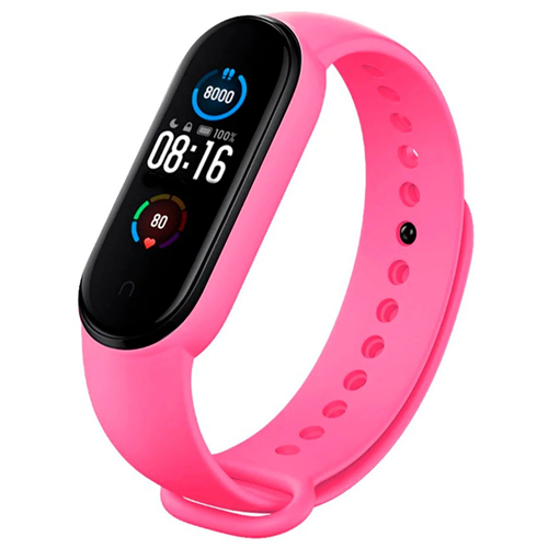Ремешок OEM для Xiaomi Mi Band 5/6 розовый