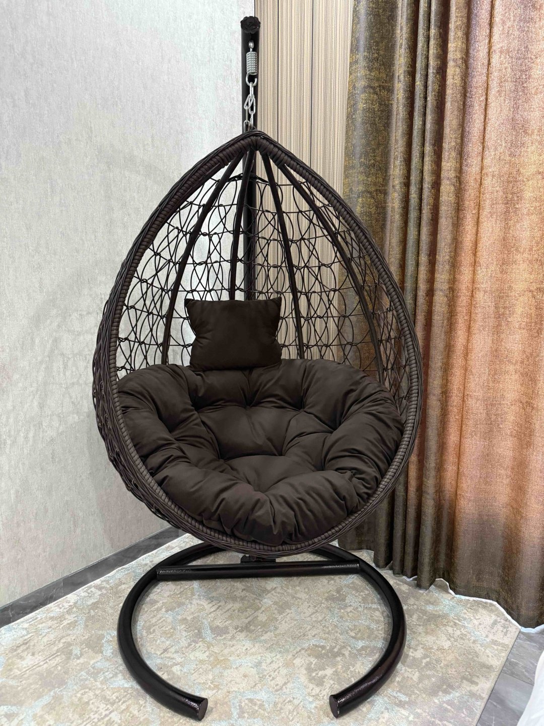 Подвесное кресло Samruk Mebel 101751 коричневый купить,NaN