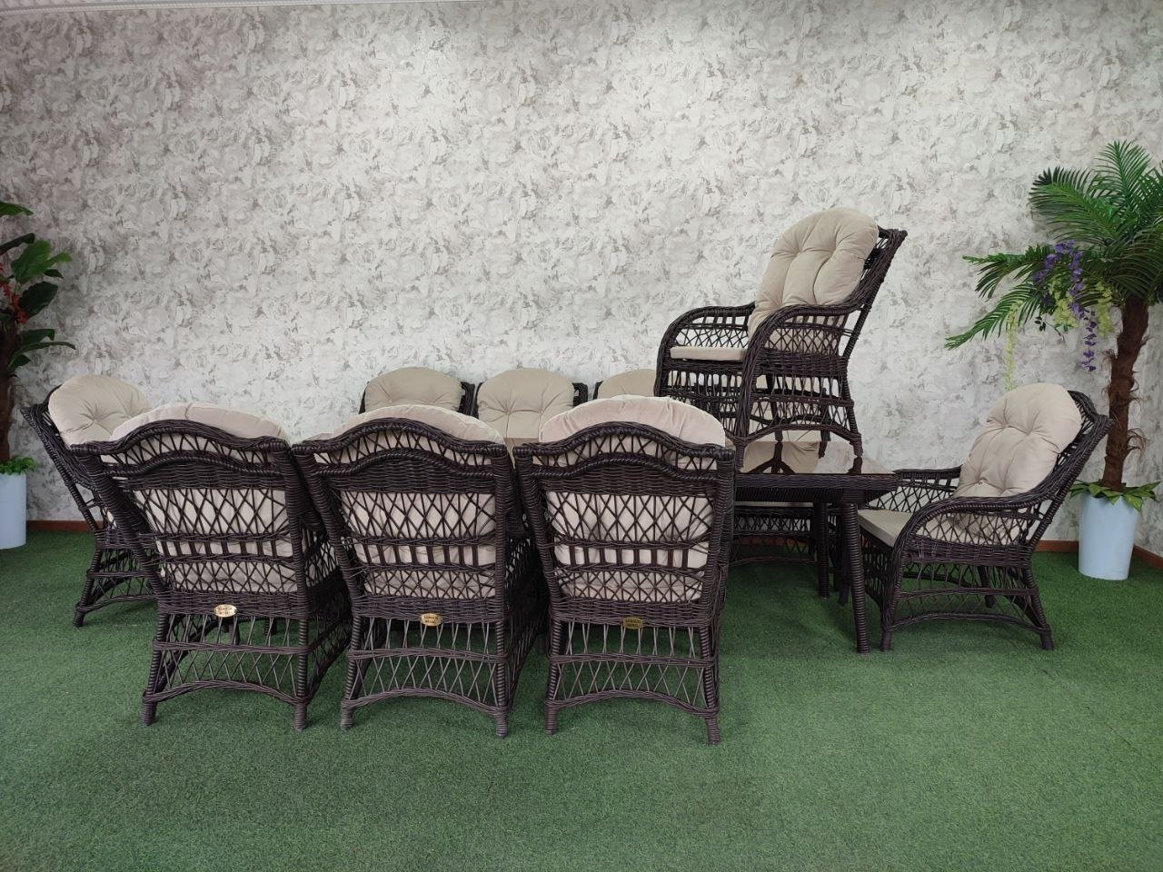 Комплект Samruk Mebel Madrid Elite 260х90см коричневый купить,NaN