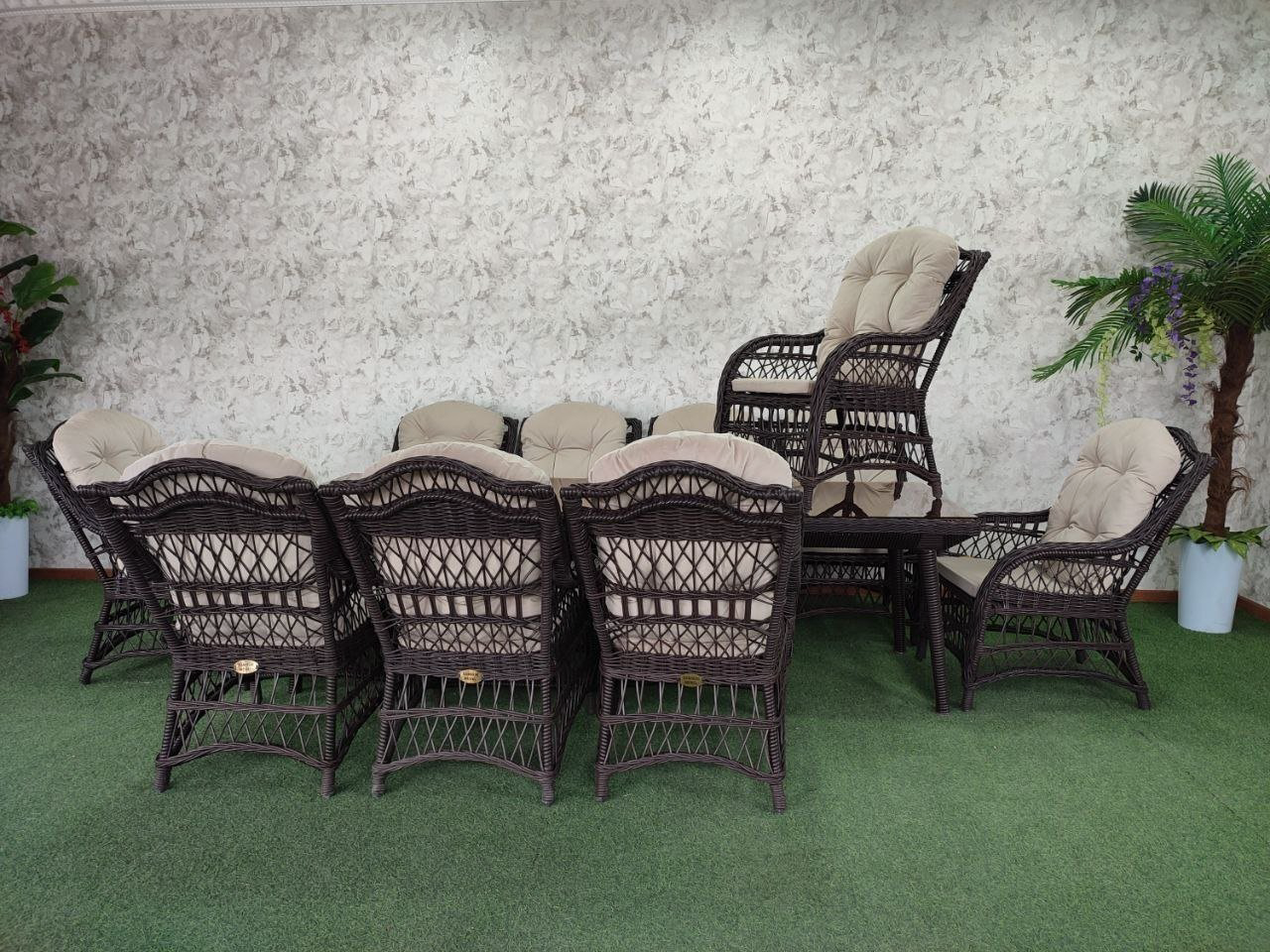 Комплект Samruk Mebel Madrid Elite 260х90см коричневый купить,NaN