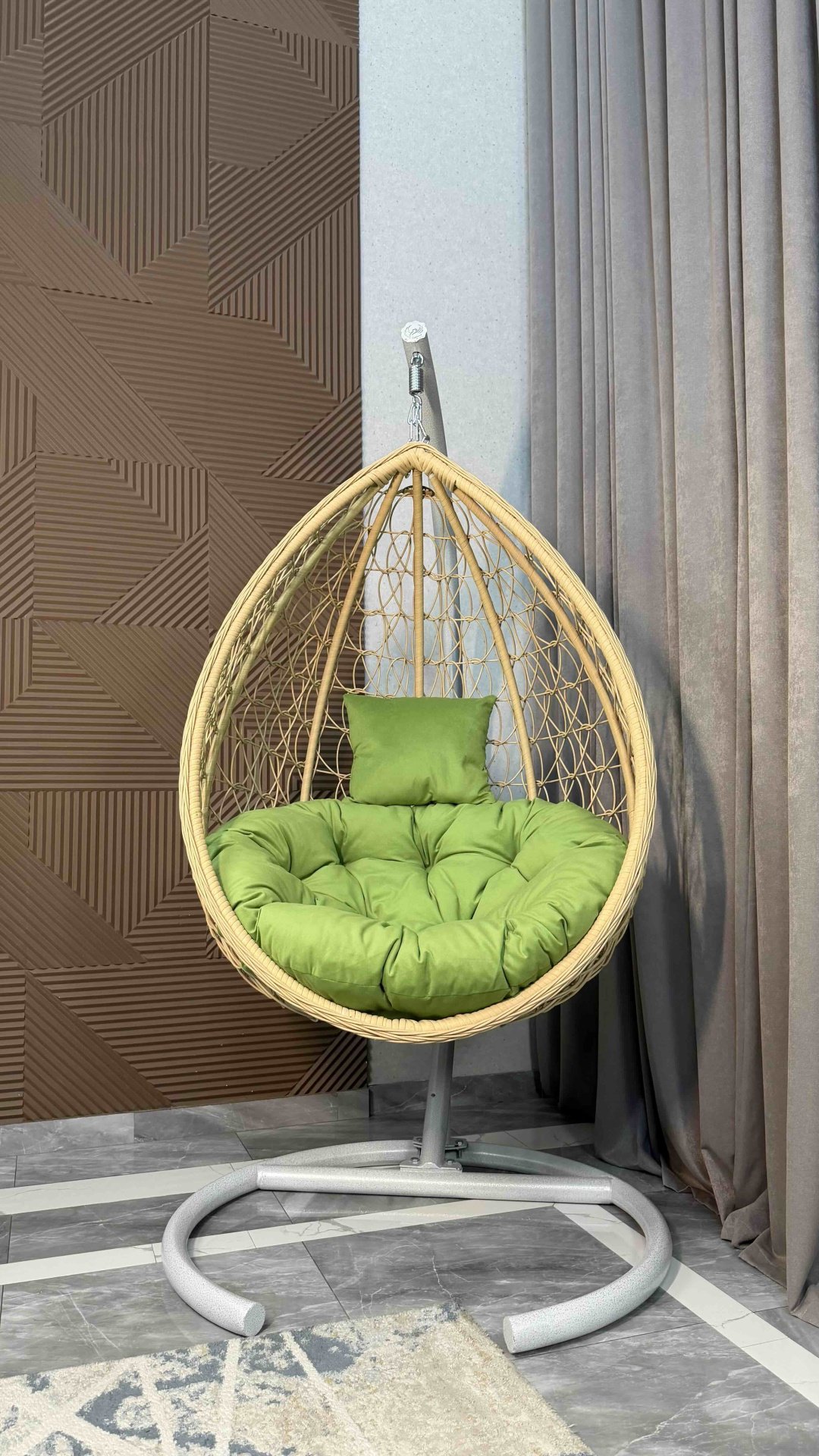 Подвесное кресло Samruk Mebel Couple Elite SM101726 коричневый купить,NaN