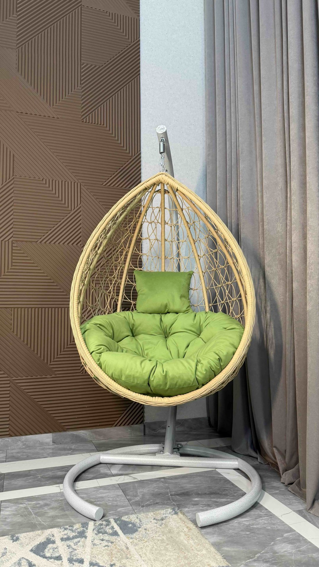 Подвесное кресло Samruk Mebel Couple Elite SM101726 коричневый купить,NaN