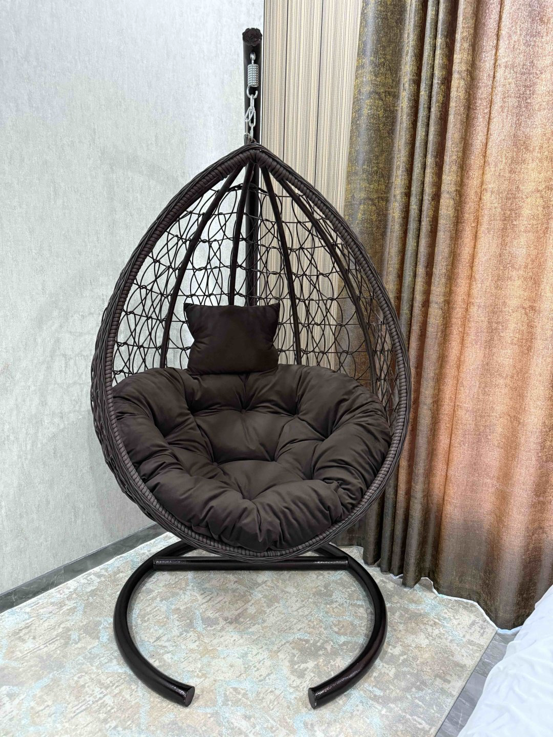 Подвесное кресло Samruk Mebel 101751 коричневый купить,NaN