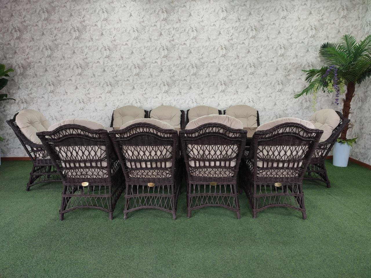 Комплект Samruk Mebel Madrid Elite 260х90см коричневый купить,NaN