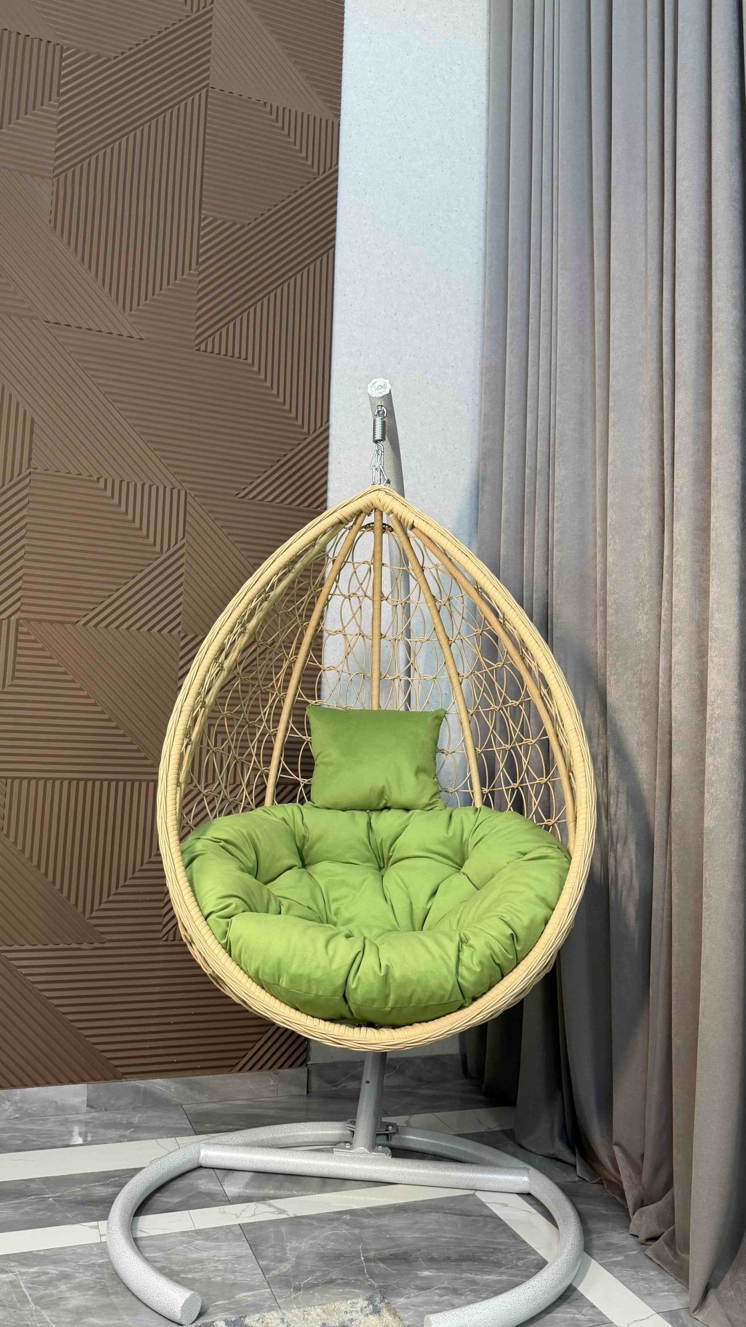 Подвесное кресло Samruk Mebel Couple Elite SM101726 коричневый купить,NaN
