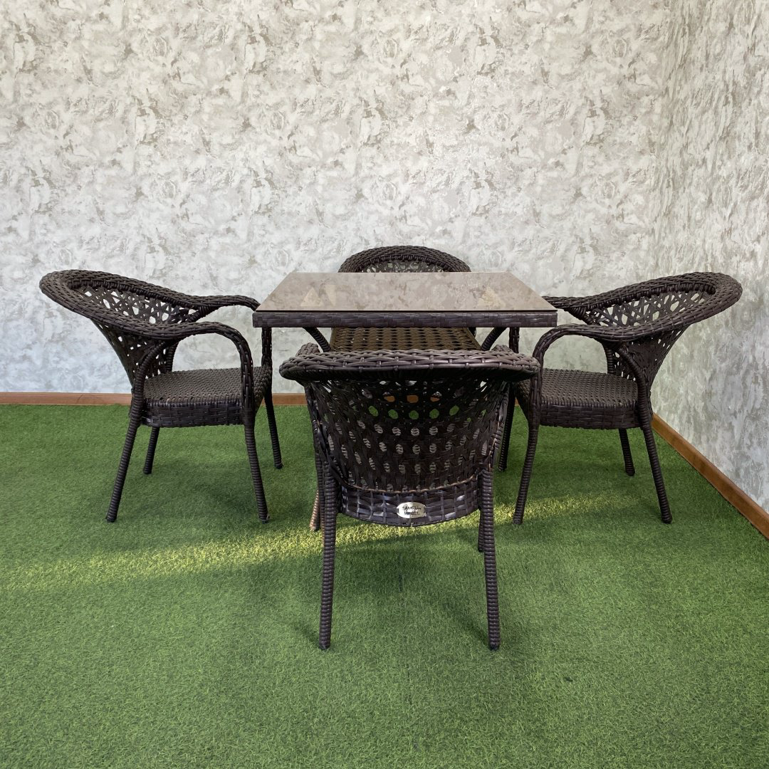 Комплект Samruk Mebel CHELS042024 90х90см коричневый купить,NaN