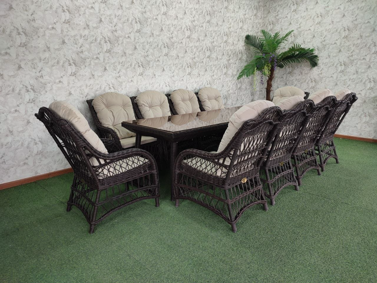 Комплект Samruk Mebel Madrid Elite 260х90см коричневый купить,NaN