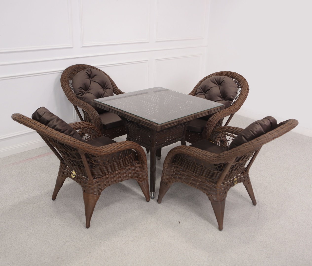 Комплект Samruk Mebel Izabel2024 90x90см коричневый купить,NaN