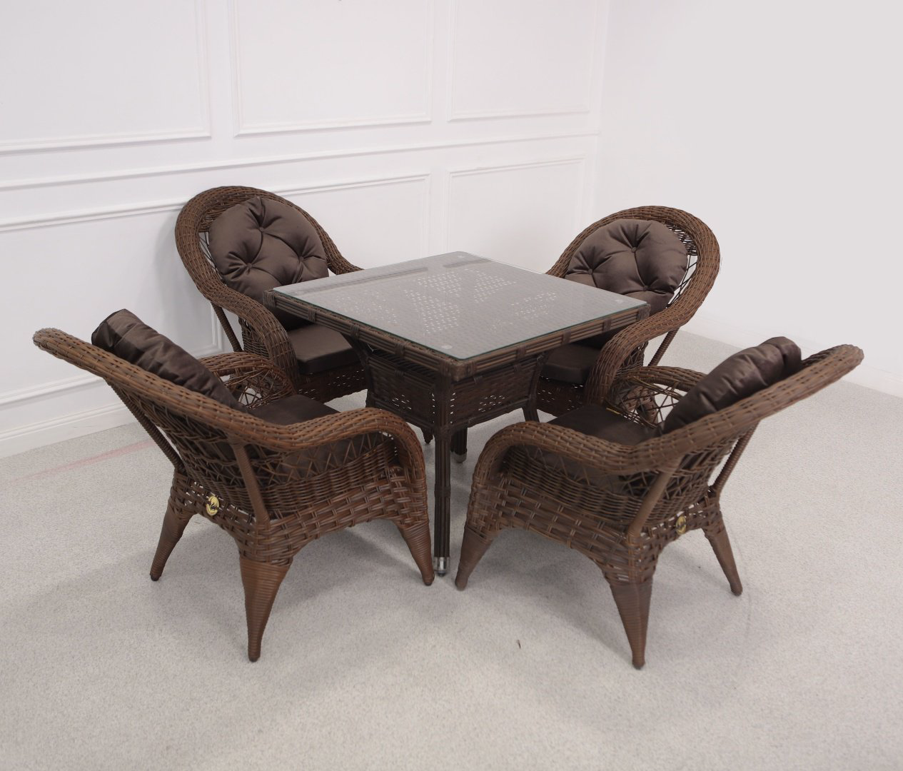 Комплект Samruk Mebel Izabel2024 90x90см коричневый купить,NaN