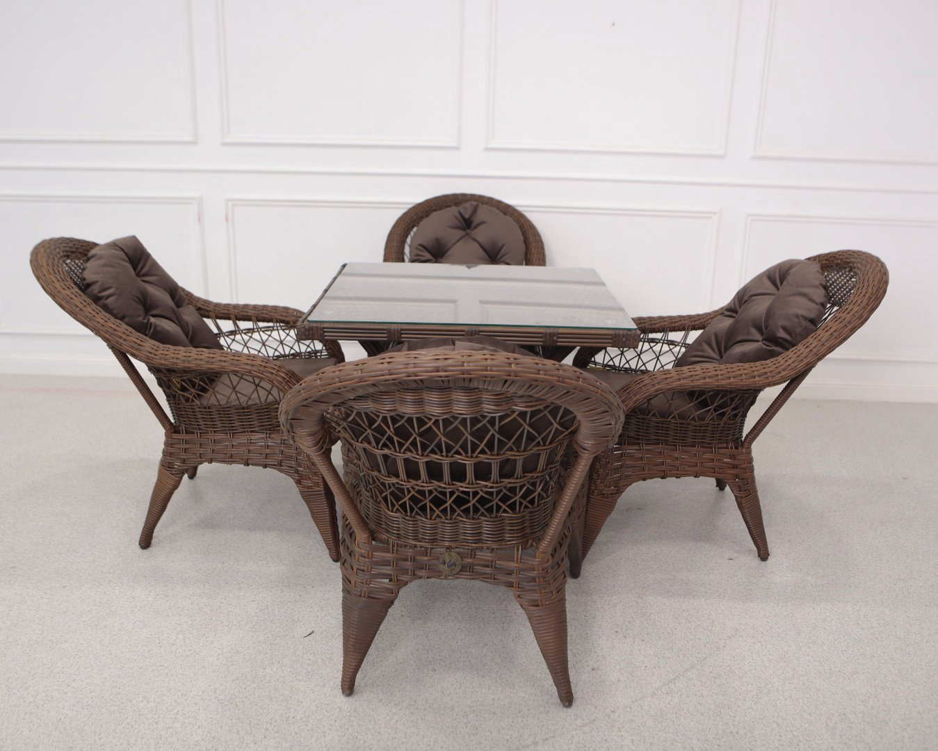 Комплект Samruk Mebel Izabel2024 90x90см коричневый купить,NaN
