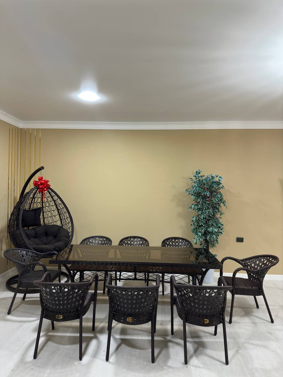 Комплект Samruk Mebel 10 в 1 персон: 8 черный купить,NaN