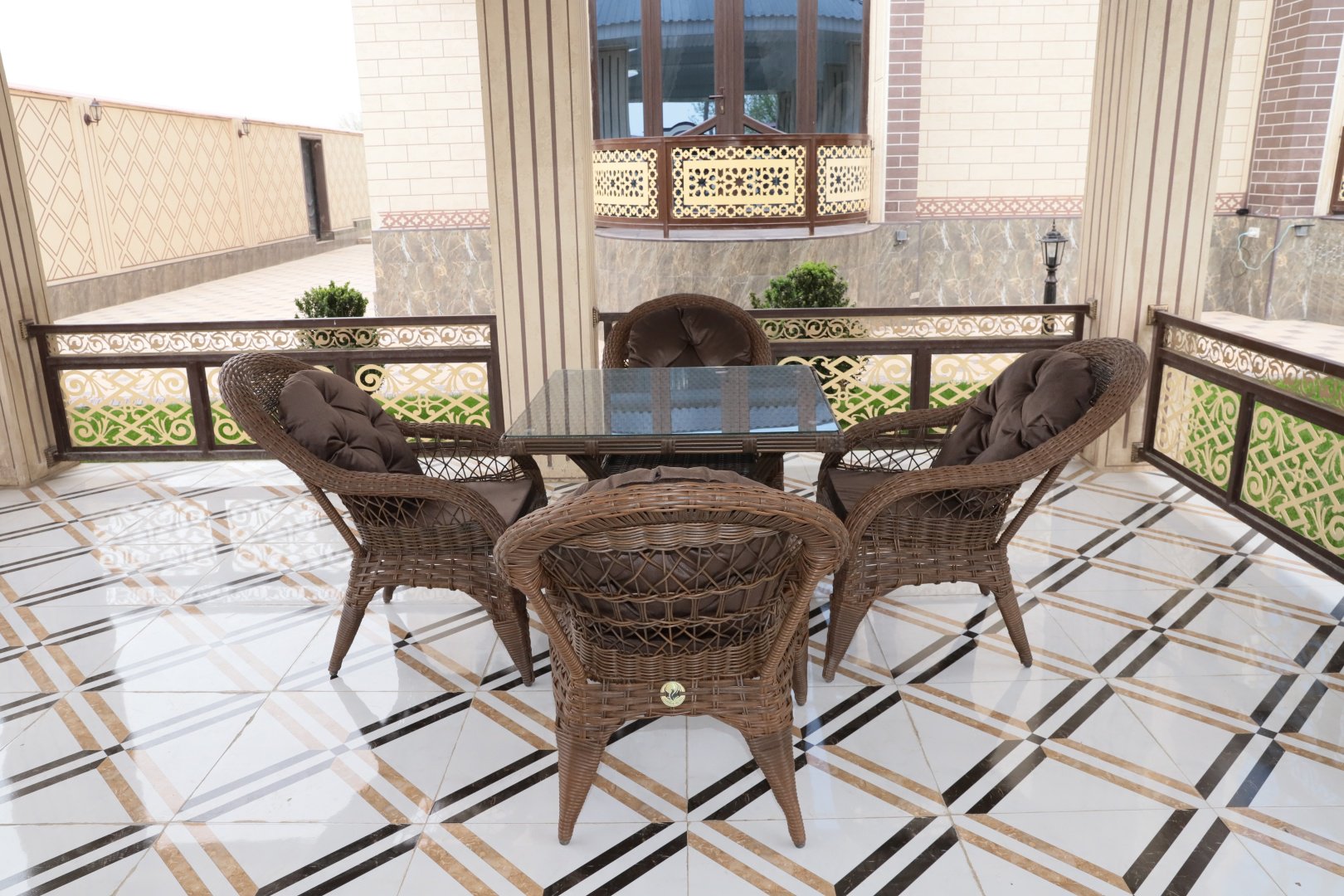 Комплект Samruk Mebel Izabel2024 90x90см коричневый купить,NaN