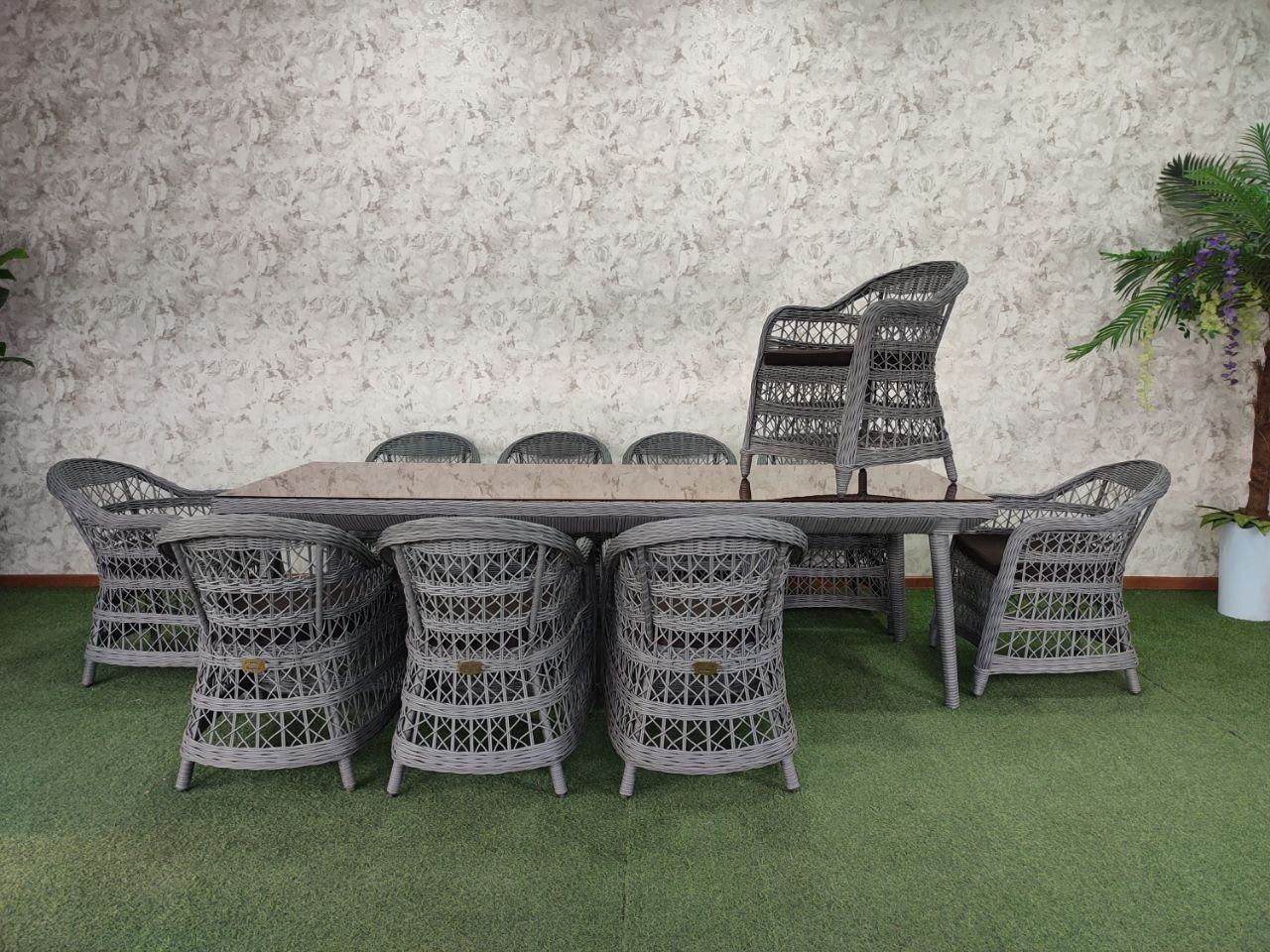 Комплект Samruk Mebel Shanel Elite 260x90см серый купить,NaN