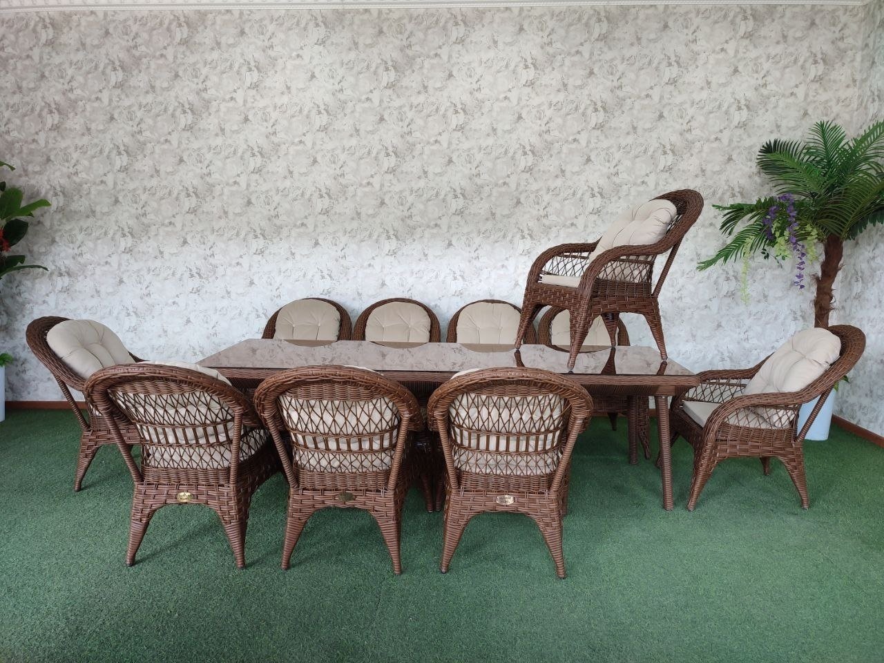 Комплект Samruk Mebel Izzabella Elite 260x90см коричневый купить,NaN