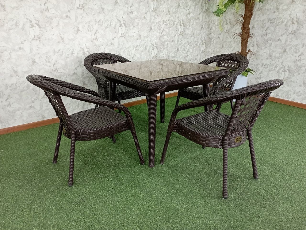 Комплект Samruk Mebel DecoE042023 90х90см черный купить,NaN