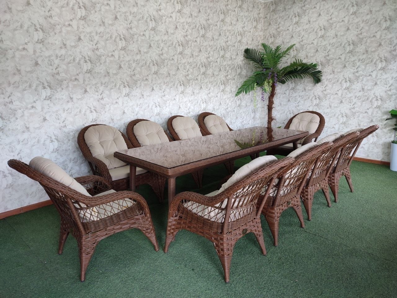 Комплект Samruk Mebel Izzabella Elite 260x90см коричневый купить,NaN