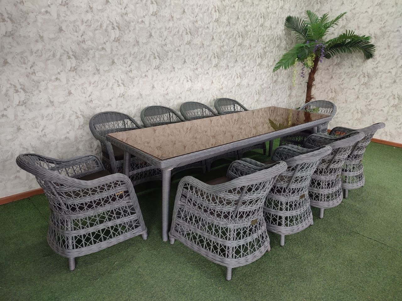Комплект Samruk Mebel Shanel Elite 260x90см серый купить,NaN