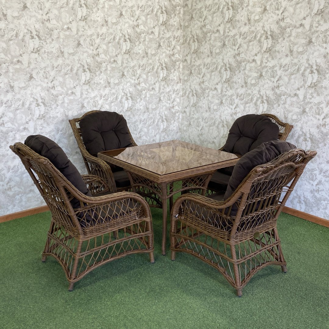 Комплект Samruk Mebel MADR042027 90х90см коричневый купить,NaN