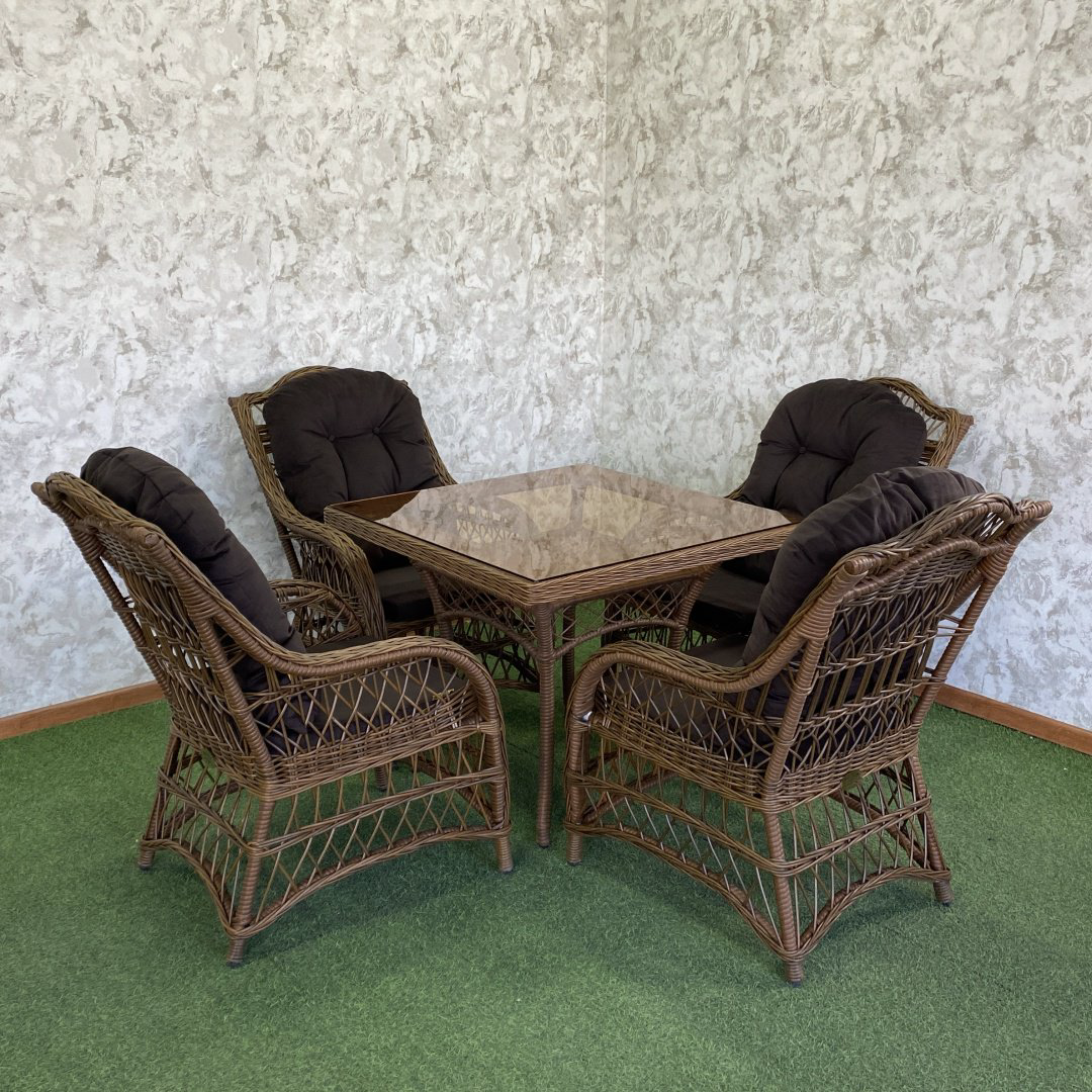 Комплект Samruk Mebel MADR042027 90х90см коричневый купить,NaN