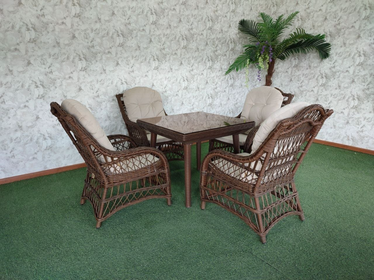 Комплект Samruk Mebel MADO042023 90х90см коричневый купить,NaN