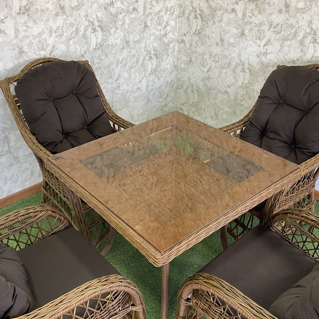 Комплект Samruk Mebel MADR042027 90х90см коричневый купить,NaN