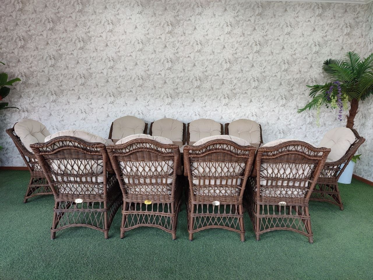 Комплект Samruk Mebel Madrid Elite 260х90см коричневый купить,NaN