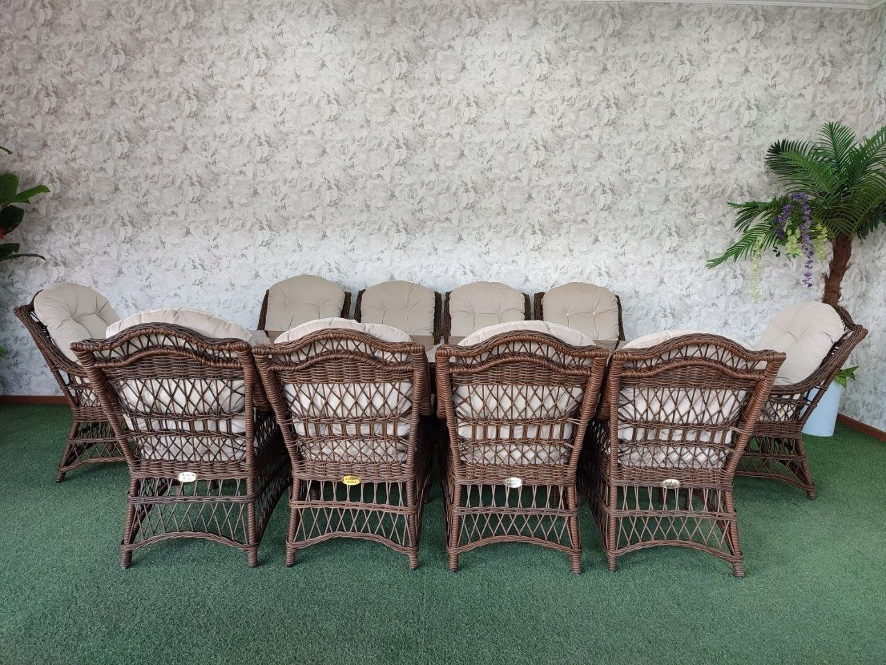 Комплект Samruk Mebel Madrid Elite 260х90см коричневый купить,NaN