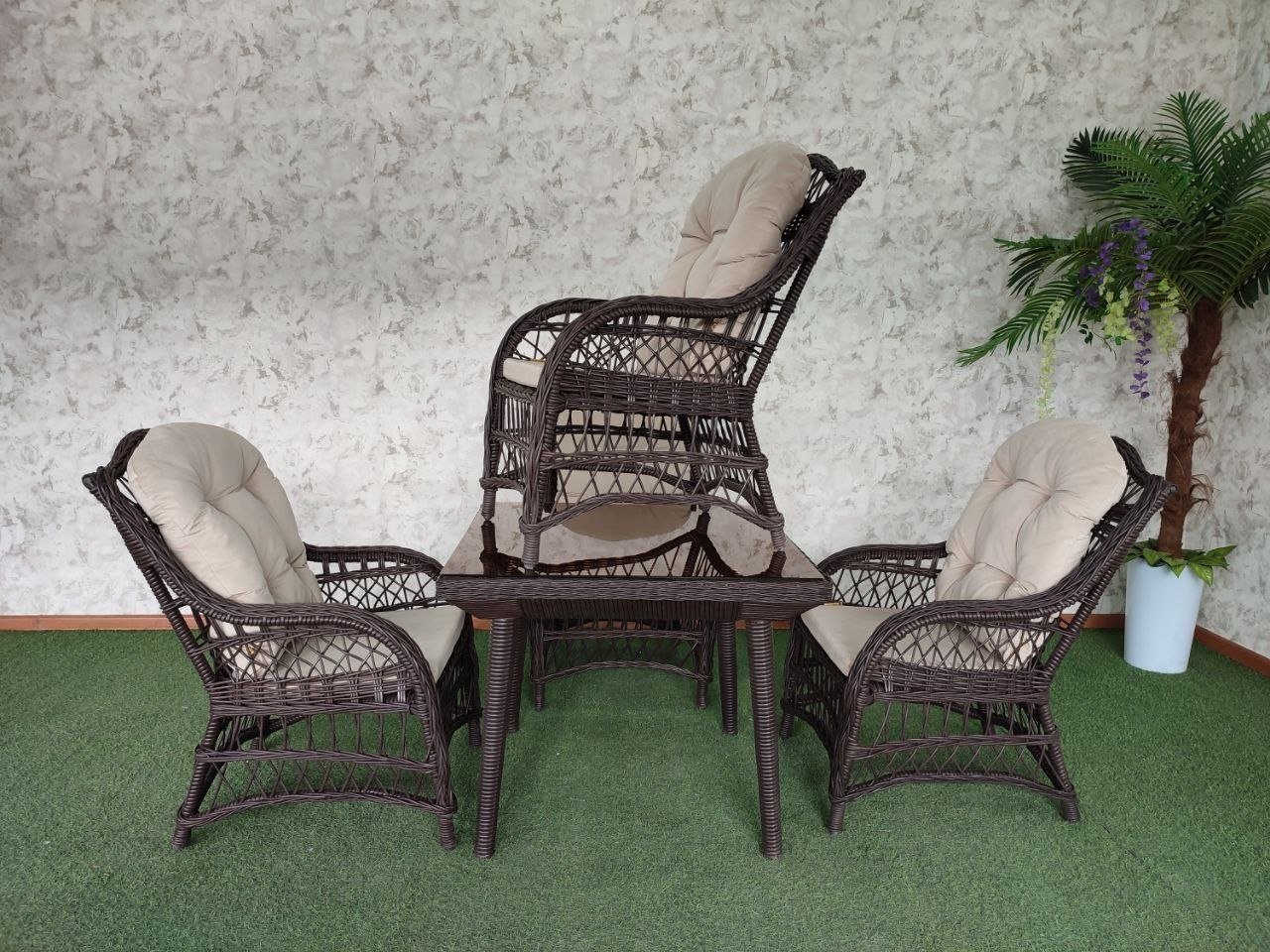 Комплект Samruk Mebel MADE042023 90х90см коричневый купить,NaN