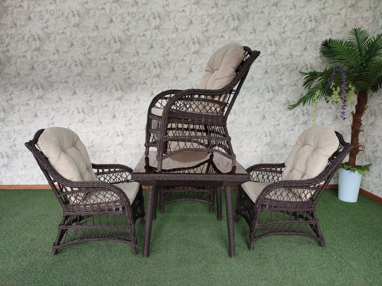 Комплект Samruk Mebel MADE042023 90х90см коричневый купить,NaN