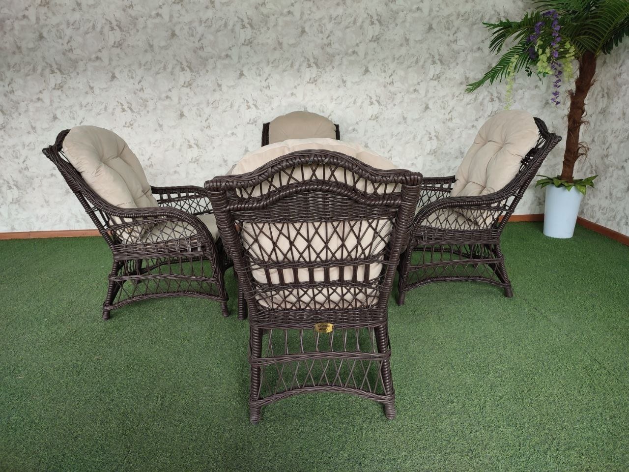 Комплект Samruk Mebel MADE042023 90х90см коричневый купить,NaN
