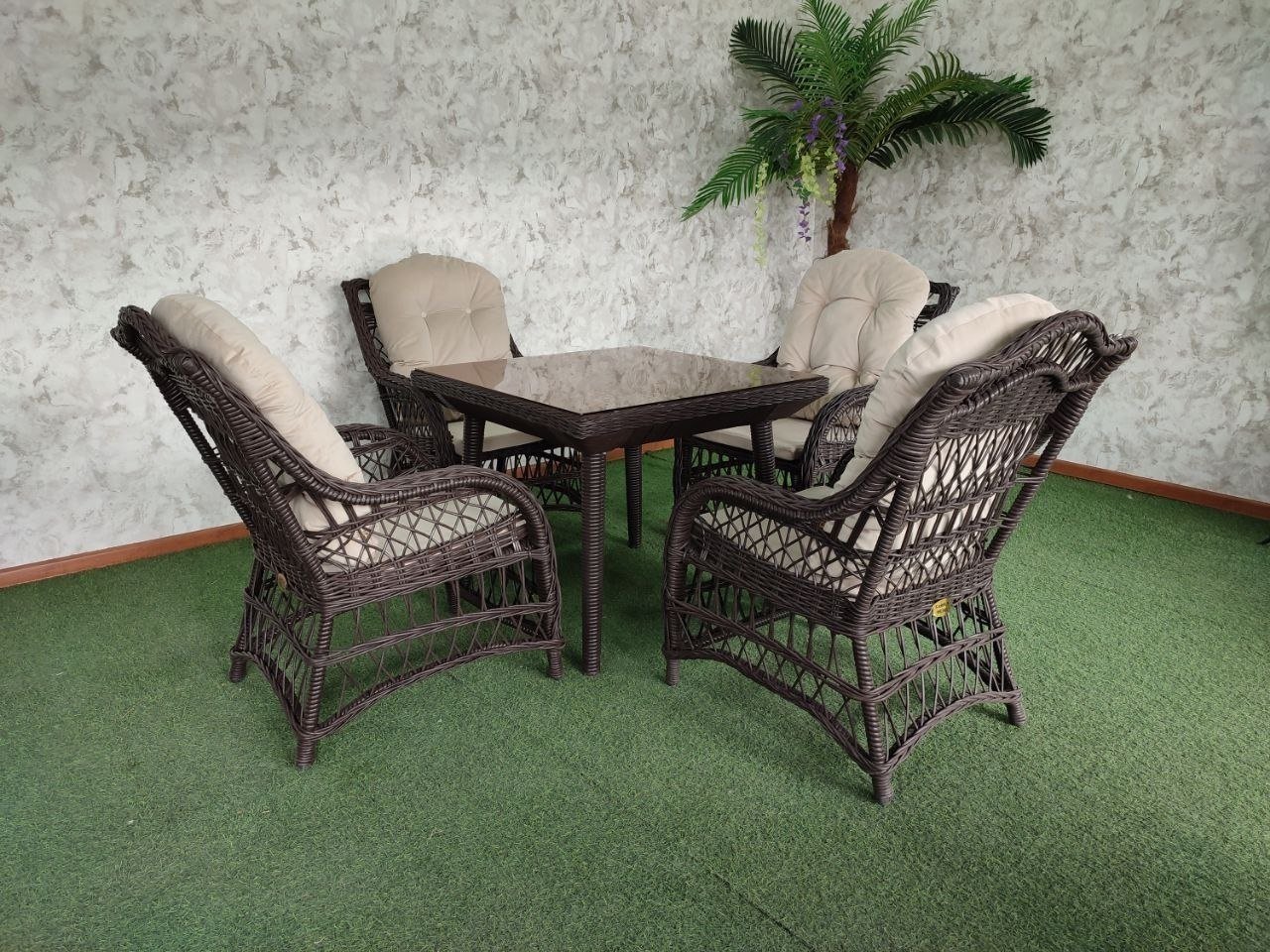 Комплект Samruk Mebel MADE042023 90х90см коричневый купить,NaN
