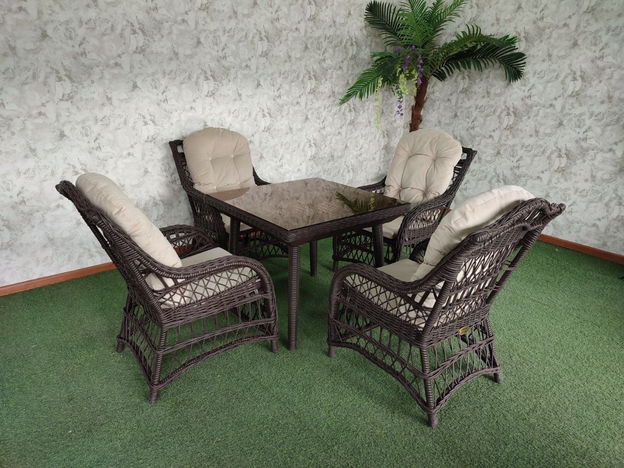 Комплект Samruk Mebel MADE042023 90х90см коричневый купить,NaN