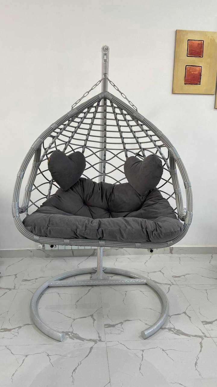 Подвесное кресло Samruk Mebel Elite SM101762 серебристый купить,NaN