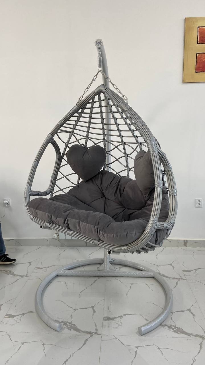 Подвесное кресло Samruk Mebel Elite SM101762 серебристый купить,NaN