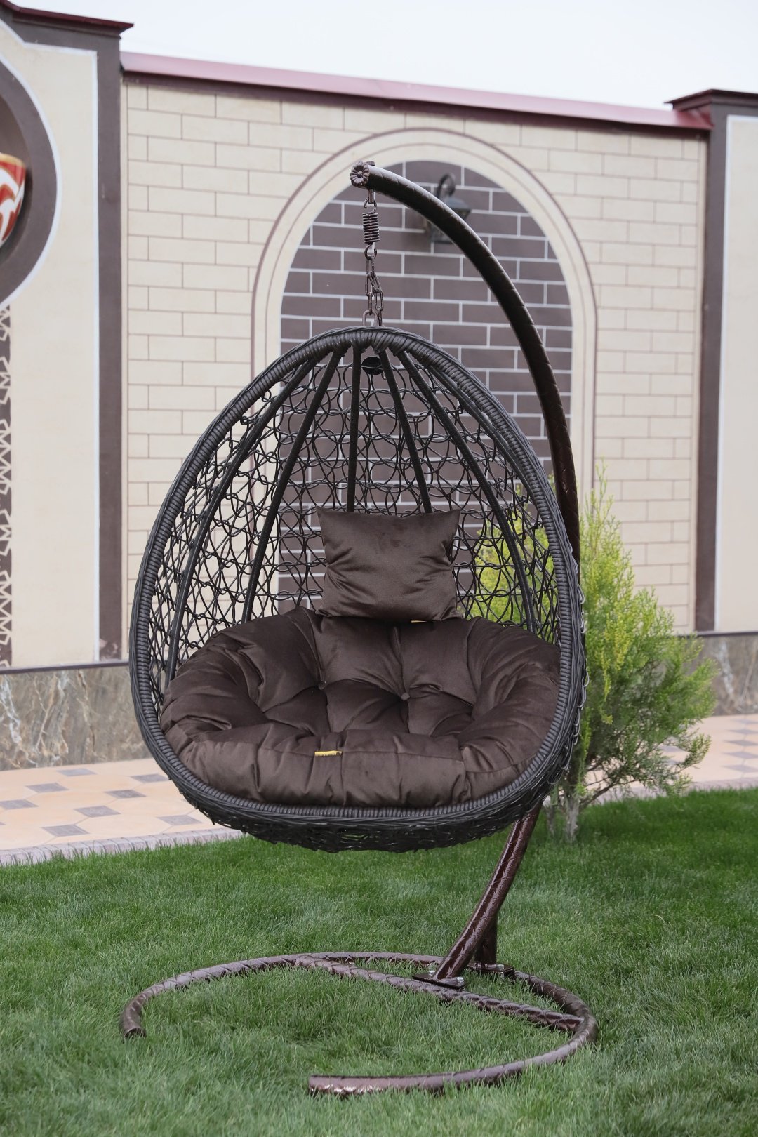 Подвесное кресло Samruk Mebel Dina SM101721 коричневый купить,NaN